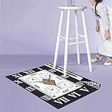 FACWAWF Wohnung Schlafzimmer Teppich Korridor Rechteckiger Teppich Großer Wohnzimmerteppich Heimtextilien Interieur Kristall Samtteppich Küche Badezimmer rutschfeste Matte 160x230