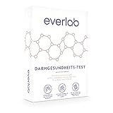 EVERLAB Darmgesundheits Test – Umfangreiche Untersuchung von Darmbakterien, Candida, Leaky Gut u.v.m. | Stuhltest | Selbsttest für Z