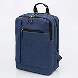 Hanpiyig Backpack, Rucksack Computertasche Herren Business Rucksack USB Wiederaufladbare 15, 6 Zoll Notebook (Color : Blue)