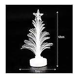 WMDHH Hot Merry LED Farbwechsel Mini Weihnachten Weihnachten Baum Home Table Party Dekor C