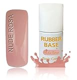 UV/LED Base Gel Pinselflasche Naturnagelverstärkung Camouflage/MakeUp Gel (NUDE ROSA)