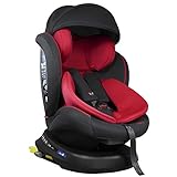 XOMAX S64 Kindersitz drehbar 360° mit ISOFIX und Liegefunktion I mitwachsend I 0-36 kg, 0-12 Jahre, Gruppe 0/1/2/3 I 5-Punkt-Gurt und 3-Punkt-Gurt I Bezug abnehmbar, waschbar I ECE R44/04