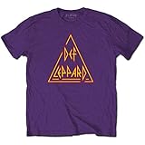 T-Shirt # L Unisex Purple # Classic Triangle Log