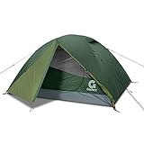 Gonex Camping Zelt, 3-4 Personen Kuppelzelt Wind- und wasserdichtes Campingzelt für 3 Jahreszeiten, perfekt für Camping, Wandern, Rucksacktouren und Bergsteigen, einfache Einrichtung