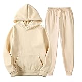 Graceyo Herren Kapuzenpullover Jogginghose 2-teilig Sets, Trainingsanzug Jogginganzug Sportanzug Sporthose und Trainingsjacke Gym Fitness Training Sportbekleidung Freizeitanzug