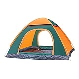 puseky Instant Pop-Up-Zelt für 3-4 Personen, faltbar, tragbar, wasserdicht, für den Strand, Wandern, Camping