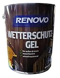 Renovo 5Ltr, Wetterschutz-Gel 1411 Kiefer, wasserbasiert, für auß