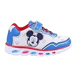 CERDÁ LIFE'S LITTLE MOMENTS Zapatillas Con Luces Niño de Licencia Oficial Kinderschuhe mit Lichtern von Mickey, offizielles Lizenzprodukt von Disney, blau, 24 EU