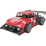 YSKCSRY Fernbedienung Auto 1/16 RC Auto Spielzeug 2,4 GHz Spray Rennwagen Spielzeug Mit Nebelschlussstrom LED Licht Und Sound Elektrisches Hobby Auto Für Kinder 6+ Jugendliche Und Erw