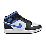 Air Jordan 1 Mid Junior weiß 554725-140, weiß, 39 EU