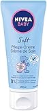 NIVEA BABY Soft Pflegecreme (100 ml), Hautcreme pflegt und schützt 24 Stunden lang, feuchtigkeitsspendende Creme für Babys mit C