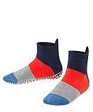 FALKE Unisex Kinder Colour Block Catspads K HP Hausschuh-Socken, Opaque, navyblue m (6490), 27-30