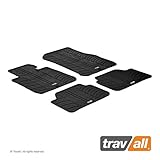 Travall Mats Gummifußmatten Kompatibel Mit BMW 1er 3 Türer Fließheck (2012-2019) 5 Türer (2011-2019) TRM1171 - Allwettermatten Nach Maß Fussmatten S