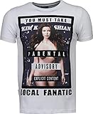 Kim Kardashian - Strass T- Shirt - Weiß