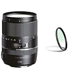 Tamron 16-300mm F/3,5-6,3 DI II N/AF VC PZD Macro für Nikon & Walimex Pro UV-Filter Slim MC 67 mm (inkl. Schutzhülle)