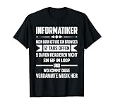 T-Shirt Informatiker Informatik Software Computer IT Sp