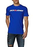 Jack & Jones Jjecorp Logo Tee SS Crew Neck Noos T-Shirt Herren Gr. M, Blau (Surf The Web)