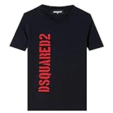 T-SHIRT DSQUARED BAMBINO BLU DQ03W6-D00W5 Blu 8