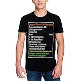 Elbenwald T-Shirt Legendäres Heldenshirt Level-60-Item Frontprint für World of Warcraft Fans Baumwolle schwarz - XXXL