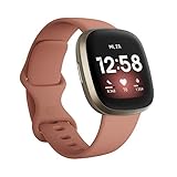 Fitbit Versa 3 - Gesundheits- & Fitness-Smartwatch mit GPS, kontinuierlicher Herzfrequenzmessung, Sprachassistent und bis zu 6+ Tage Akk