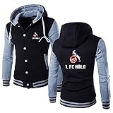 BOLGRTYXC Hoodies Jacken T-Shirt Hosen Shorts Strickjacke Thin 3D 1.Fc-Koln Druck Pullover Herren & Damen Casual Polyester Sweatshirt unsere Kleidung/G/M