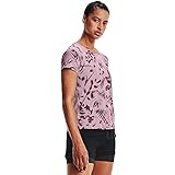 Under Armour Iso-Chill 200 Print Laufshirt Damen Altrosa/weinrot, M