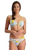 Piha Bikini-Sets für Frauen – schmales Bügeloberteil und verstellbare Seitenhose – Traumhaftes Blumendesign – perfekt für den Sommer, Urlaub, Badekostü