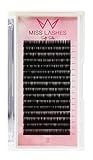 Miss Lashes Soft Silk - 1:1 Technique - 0.20 - C - 9 mm Wimpern, 32 g