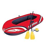 GUOE-YKGM Kayak Schlauchboot Faltkajak Outdoor Kanu Komfortable Kajak Freizeit Faltboot 1-2 Personen Schlauchboot Marine Sport Angeln Abenteuer Starke verschleißfesten PVC Kunststoff 196 * 114 cm R