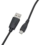 Slabo Ladekabel Micro USB für HTC Desire 530 / 626G / 630 / 728G / 825/828 / 10 Lifestyle Datenkabel Verbindungskabel Sync-Kabel - SCHWARZ | Black