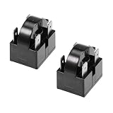 Sourcingmap 2 PCS 3-poliger Kühlschrank-Starterrelais PTC 12 Ohm 4