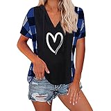 HHOP Frosch Pullover Abendkleider Knielang Langarmshirt Damen v-Ausschnitt stufenkleid Damen Sommer weihnachtdkleid plissee Farbverlauf Pullover Bluse Damen Langarmshirts für Damen herbstkleid D