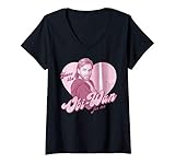 Damen Star Wars Obi-Wan For Me Heart Portrait T-Shirt mit V