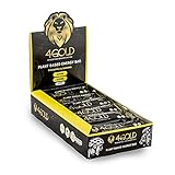 4Gold Vegan Energy Bars, Fitnessriegel mit hochwertigen Kohlenhydraten, Veganer Protein Riegel, natürlicher Power Riegel als gesunder Sport Snack für mehr Ausdauer, 18 Riegel á 52 g, Pinheapple-B