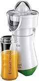 Russell Hobbs Smoothie Maker Mix&Go Juice Explore, inkl. Aufsätze: Mixer- & 2 Zitruspressen-Aufsätze, 22.300 U/min, 2 Trinkflaschen, Zitruspresse, elektrischer Entsafter Küchenmaschine 21352-56