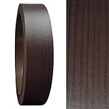 Umleimer 19 mm x 5 Meter in Wenge Holz-Optik SELBSTKLEBEND von Barend Palm als Kantenumleimer OHNE BÜGELN glatt matt ohne Struk