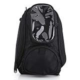 Motorrad Magnetisch Tanktasche, Universal Motorrad Tankrucksack 1680D Oxford Stoff Wasserdicht Mehrere Taschen Tanksack
