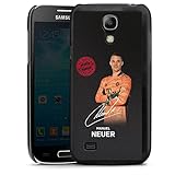 DeinDesign Hard Case kompatibel mit Samsung Galaxy S4 Mini Schutzhülle schwarz Smartphone Backcover FC Bayern München Manuel Neuer Offizielles Lizenzproduk