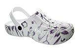 Slobbys Damen Eva Clogs | Hausschuhe Gartenclogs | Freizeit Sommer Schuhe Gr.36-42 (00528_Lila, Numeric_41)