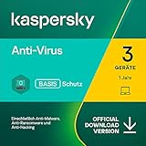 Kaspersky Anti-Virus 2022 | 3 Geräte | 1 Jahr | Windows | Aktivierungscode per E