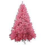 erddcbb Künstlicher Weihnachtsbaum Verschlüsselter Weihnachtsbaum mit Kunststoffständer Kanadische Kiefer Realistischer Weihnachtsdekorativer künstlicher Baum für Indoor Outdoor Weihnachtsdeko-150