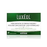 Luxéol Pousse(1), Wachstum(1) & Stärkung(2) 1 Monat - Fördert das Haarwachstum (1) - Nahrungsergänzungsmittel - 30 Kapseln 40 g