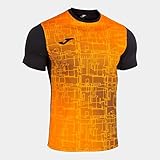 Joma Herren Elite VIII Unterhemd, Schwarz/Orange, XL