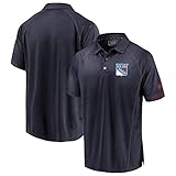 Fanatics NHL New York Rangers Polo Shirt Authentic Rinkside Synthetic Poloshirt (M)
