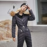 Hbao Winter Schnee Ski Anzug Frauen einteiliger wasserdichter Warmer Overall Damen Skianzug (Color : Color 3, Size : X-Large)