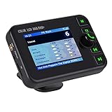 Yivibe DAB-Radio, ABS 2,4-Zoll-Farb-LCD-Digital-FM-Radio mit Magnethalterung zum Abspielen von Musik