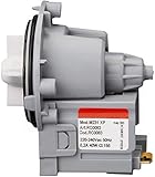 Mirtux magnetische Universal-Abflusspumpe für verschiedene Waschmaschinenmodelle: LG, Otsein, Samsung, Zanussi, Corberó, Gorenje und Askoll. Modell M231/M332/T2124