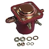 taoxin Magnetrelais, 12 V, robust, passend für Ford Starter E6Ef - 11001 - Aa Sr550X PKW LKW - SW3 - SNL135 (Farbe: Rot)