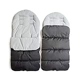 MHOYI Winterfusssack, Universal Kinderwagen fußsack, Winter Baby Warm Schlafsack, Buggy Fleece Sack, Kinderwagensack Geeignet für 0-36 Baby