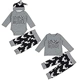 Kleinkind Neugeborenes Baby Geschwister Outfits Big Brother Little Brother Deer Romper (Color : Gray, Size : Big bro 3-4Y 120cm)